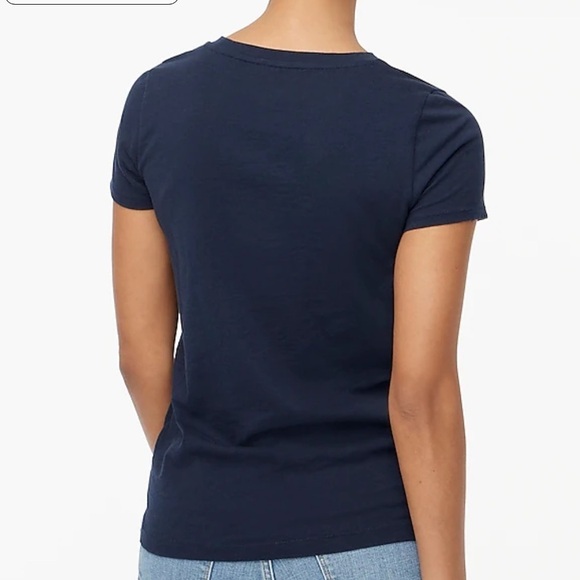 J crew Vintage slub cotton crewneck tee navy - Picture 3 of 6